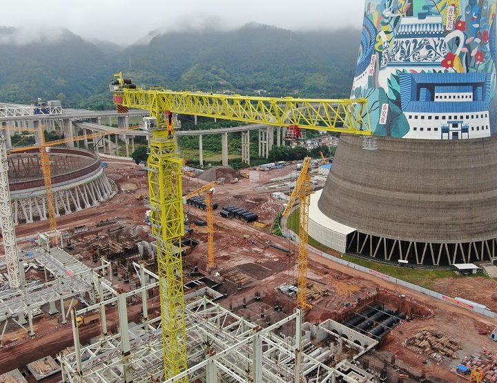 Application of JLP3600 Flat-top Tower Crane in Thermal Power Project