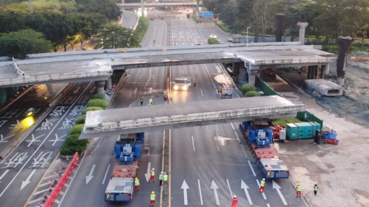 A New Benchmark for Rapid Bridge Removal and Relocation! Jinli Heavy Technology’s JLDS300t Hydraulic Jack-Up System Completes the Integrated Removal and Relocation of a 400-ton Box Girder in Just 6 Hours