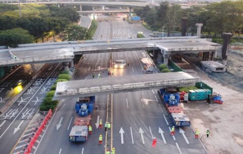 A New Benchmark for Rapid Bridge Removal and Relocation! Jinli Heavy Technology’s JLDS300t Hydraulic Jack-Up System Completes the Integrated Removal and Relocation of a 400-ton Box Girder in Just 6 Hours - image